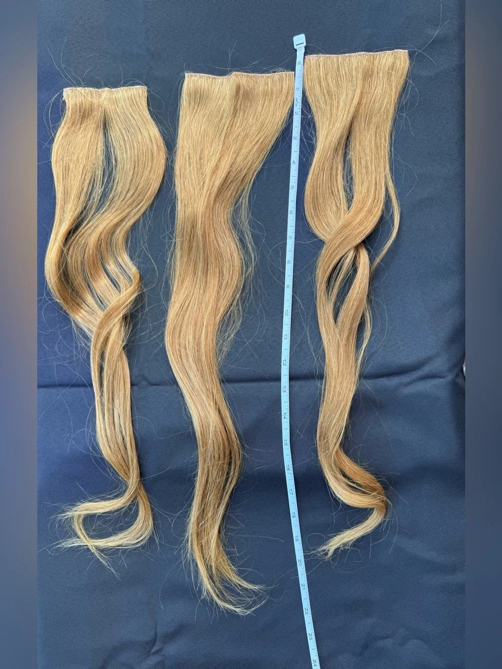 Golden Blonde Clip-In Hair Extensions for Women 7N